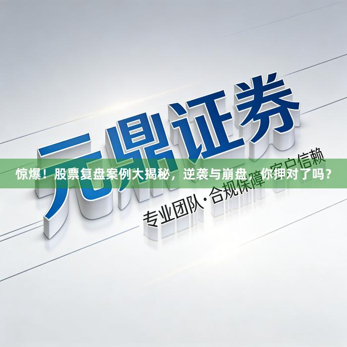 惊爆！股票复盘案例大揭秘，逆袭与崩盘，你押对了吗？