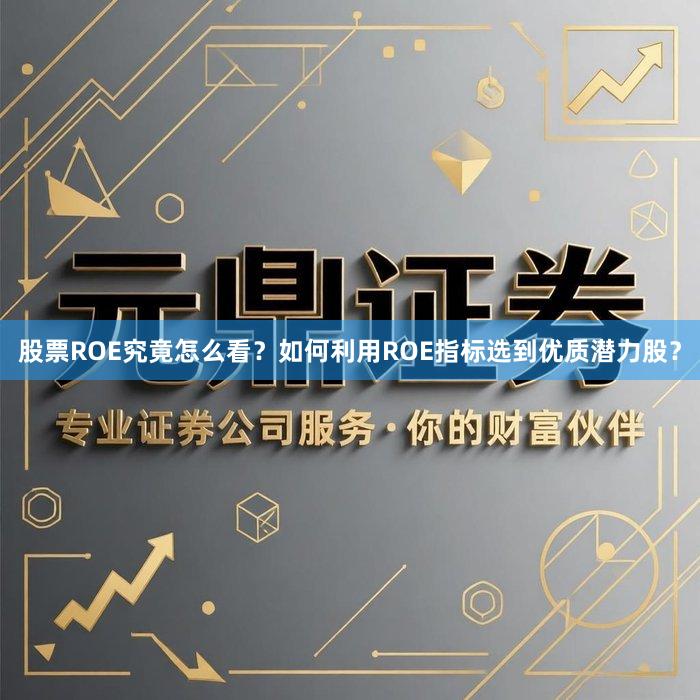 股票ROE究竟怎么看?如何利用ROE指标选到优质潜力股?