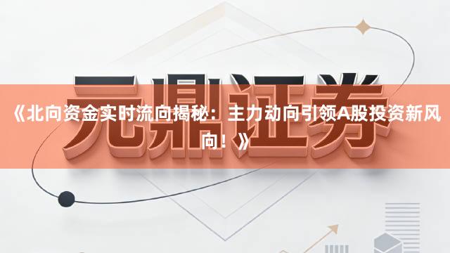 《北向资金实时流向揭秘：主力动向引领A股投资新风向！》