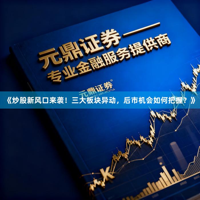 《炒股新风口来袭！三大板块异动，后市机会如何把握？》