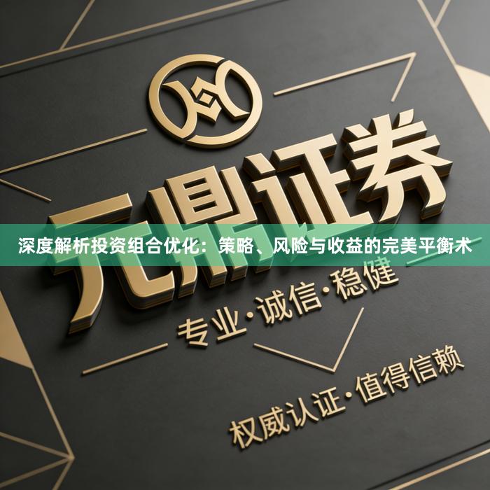 深度解析投资组合优化：策略、风险与收益的完美平衡术