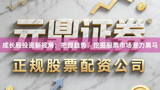 成长股投资新视角：把握趋势，挖掘股票市场潜力黑马